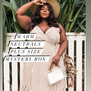 WARM NEUTRALS PLUS SIZE MYSTERY BOX • 5 PIECES